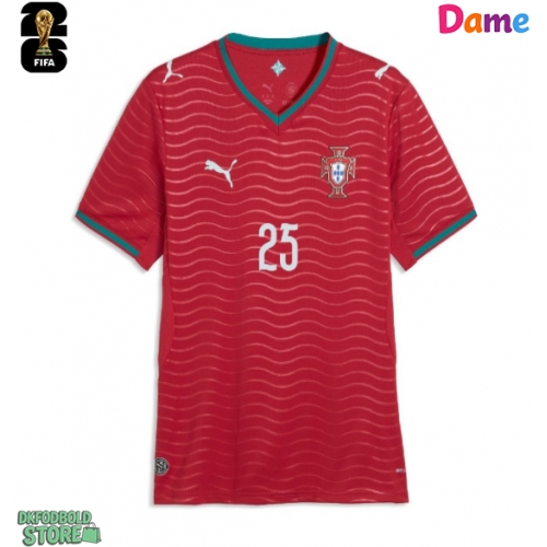 Portugal Nuno Mendes #25 Replika Hjemmebanetrøje Dame VM 2026 Kortærmet